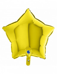 Balão Foil Estrela Amarelo 46cm