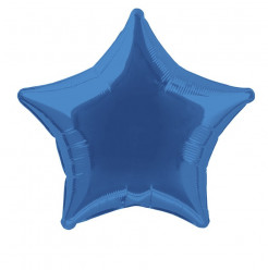 Balão Foil Estrela Azul Royal 51cm