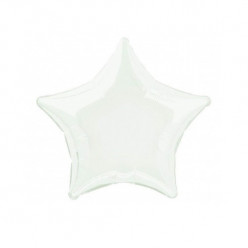 Balão Foil Estrela Branco 51cm