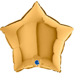 Balão Foil Estrela Dourado Velho 46cm