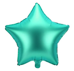 Balão Foil Estrela Verde Natal 48cm