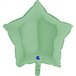 Balão Foil Estrela Verde Pastel
