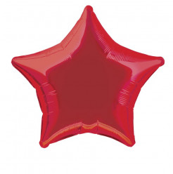 Balão Foil Estrela Vermelho 51cm