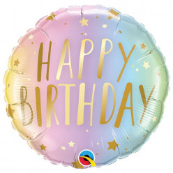 Balão Foil Happy Birthday 46cm