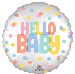 Balão Foil "Hello Baby" 43cm