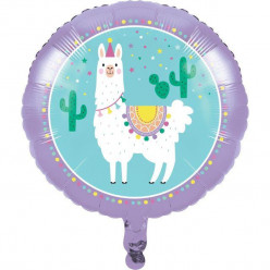 Balão Foil Llama Party 46cm