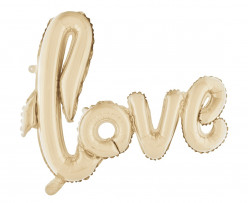 Balão Foil Love Dourado