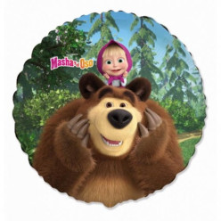 Balão Foil  Masha e O Urso 45cm