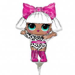 Balão Foil Mini Shape Diva LOL Surprise 14