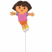 Balão Foil Mini Shape Dora Exploradora 35cm