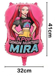 Balão Foil Mira Guerreiras K-Pop 41cm