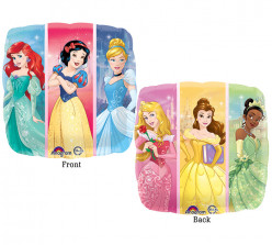 Balão Foil Quadrado Princesas Disney