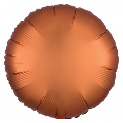 Balão Foil Redondo Âmbar Acetinado 43cm