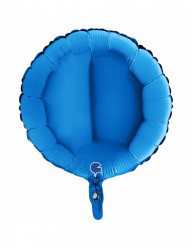 Balão Foil Redondo Azul 46cm