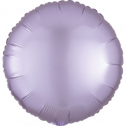 Balão Foil Redondo Lilás Pastel Acetinado 43cm