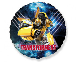 Balão Foil Redondo Transformers Bumblebee 45cm
