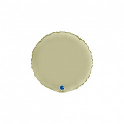 Balão Foil Redondo Verde Azeitona 46cm