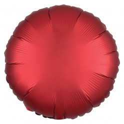 Balão Foil Redondo Vermelho Sangria 43cm