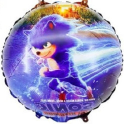 Balão Foil Sonic The Hedgehog: O Filme 45cm