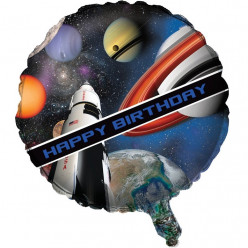 Balão Foil Space Blast - 18" 45 cm