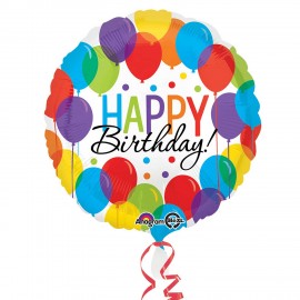 Balão Foil Standard Balões Happy Birthday
