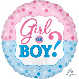 Balão Foil Standard Menino ou Menina 18”