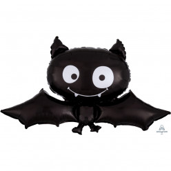 Balão Foil Supershape Morcego Halloween