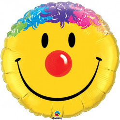 Balão Foil Supershape Smile Palhaço 91cm