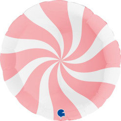 Balão Foil Swirl Rosa 92cm