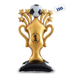 Balão Foil Troféu Futebol 150cm