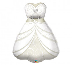 Balão Foil Vestido Noiva 97cm