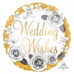 Balão Foil "Wedding Wishes"