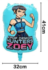 Balão Foil Zoey Guerreiras K-Pop 41cm
