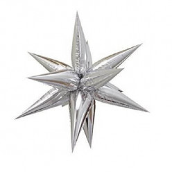 Balão Jumbo Estrela Prateada  40