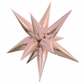 Balão Jumbo Estrela Rosa Gold  70cm