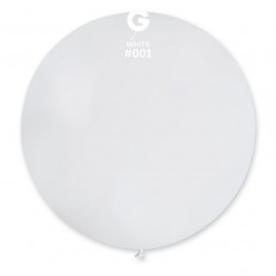 Balão Látex Branco 80cm