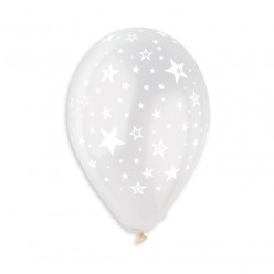 Balão Latex Estrelas Cristal