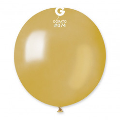 Balão Metalizado Dourado Ouro 19" (48cm)