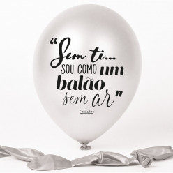 Balão Pérola Sem Ti... Sou Como Um Balão Sem Ar