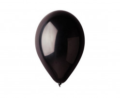 Balão Preto Metalizado 12" (30cm)