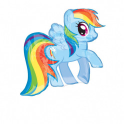 Balão Rainbow Dash My Little Pony