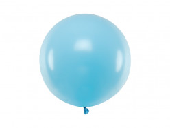 Balão Redondo Azul Claro 60cm