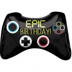 Balão Supershape Comando Consola Epic Birthday 71cm