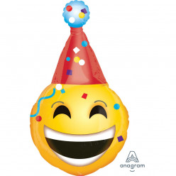 Balão Supershape Emoji Party Hat 99cm