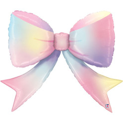 Balão Supershape Laço Rainbow 104cm