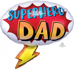 Balão Supershape Superhero Dad 68cm