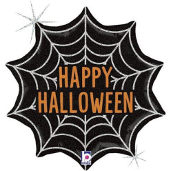 Balão Teia Happy Halloween 45cm