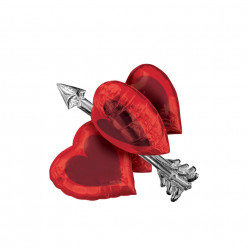 Balão Ultrashape Coração e Seta