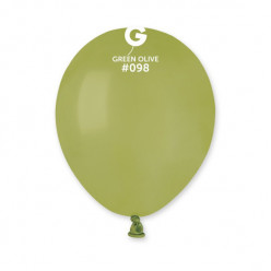 Balão Verde Azeitona 5" (13cm)