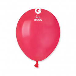 Balão Vermelho Pastel 5" (13cm)